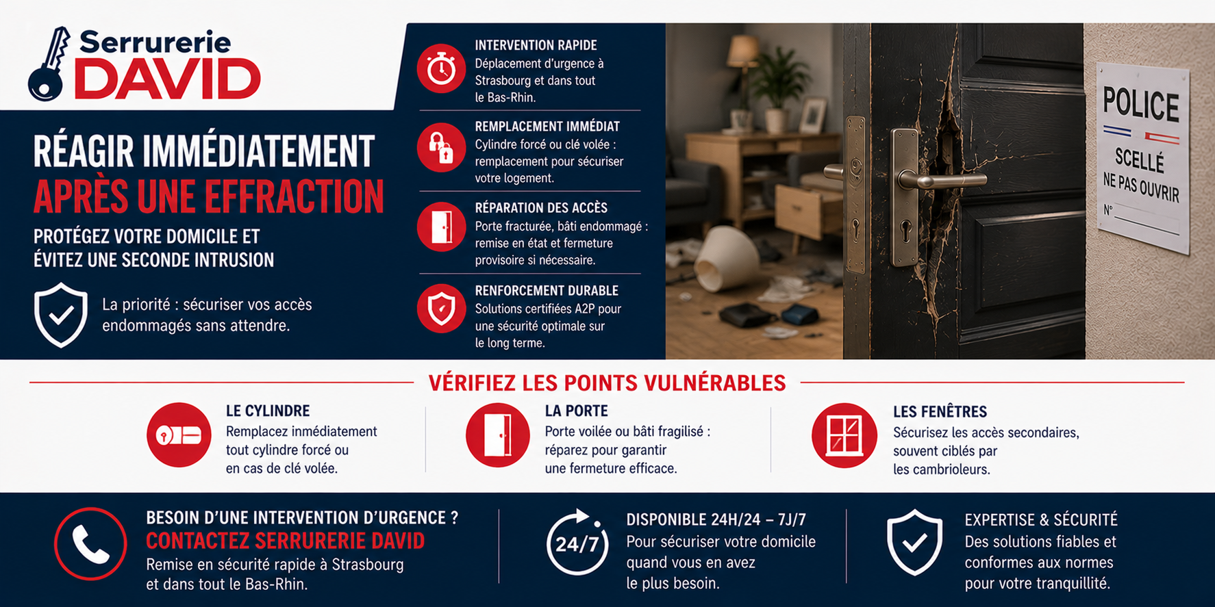 Comment sécuriser son logement après un cambriolage à Strasbourg et dans le Bas-Rhin ?